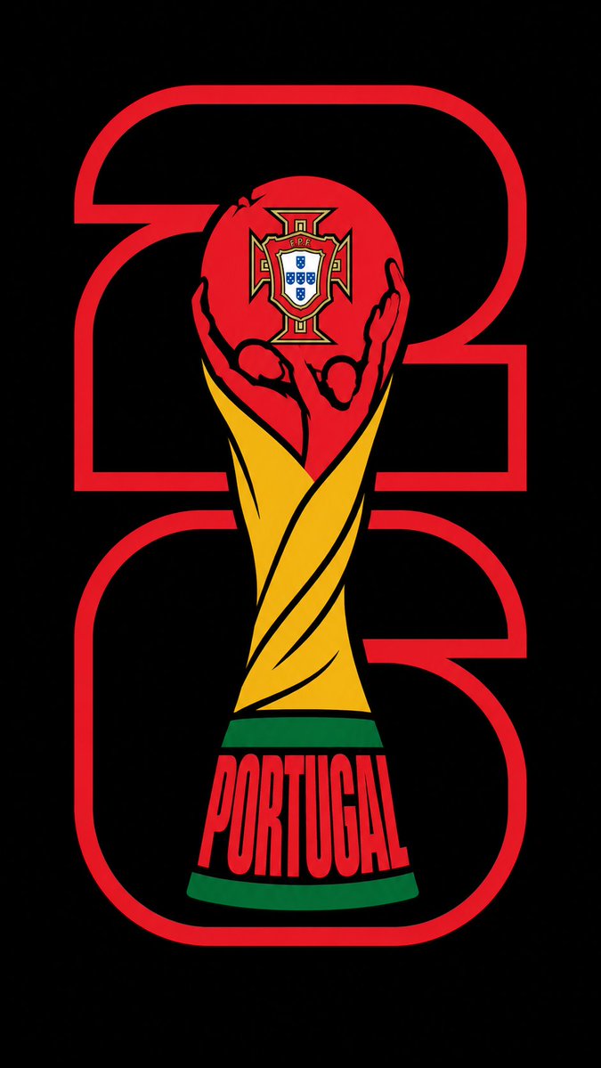 以大胆、扁平、排版插画的风格创建一个 2026 年 FIFA 世界杯国家变体徽章。完全保留官方 2026 年 FIFA 世界杯堆叠标识：数字“2”位于上半部分，数字“6”位于下半部分，两者居中...