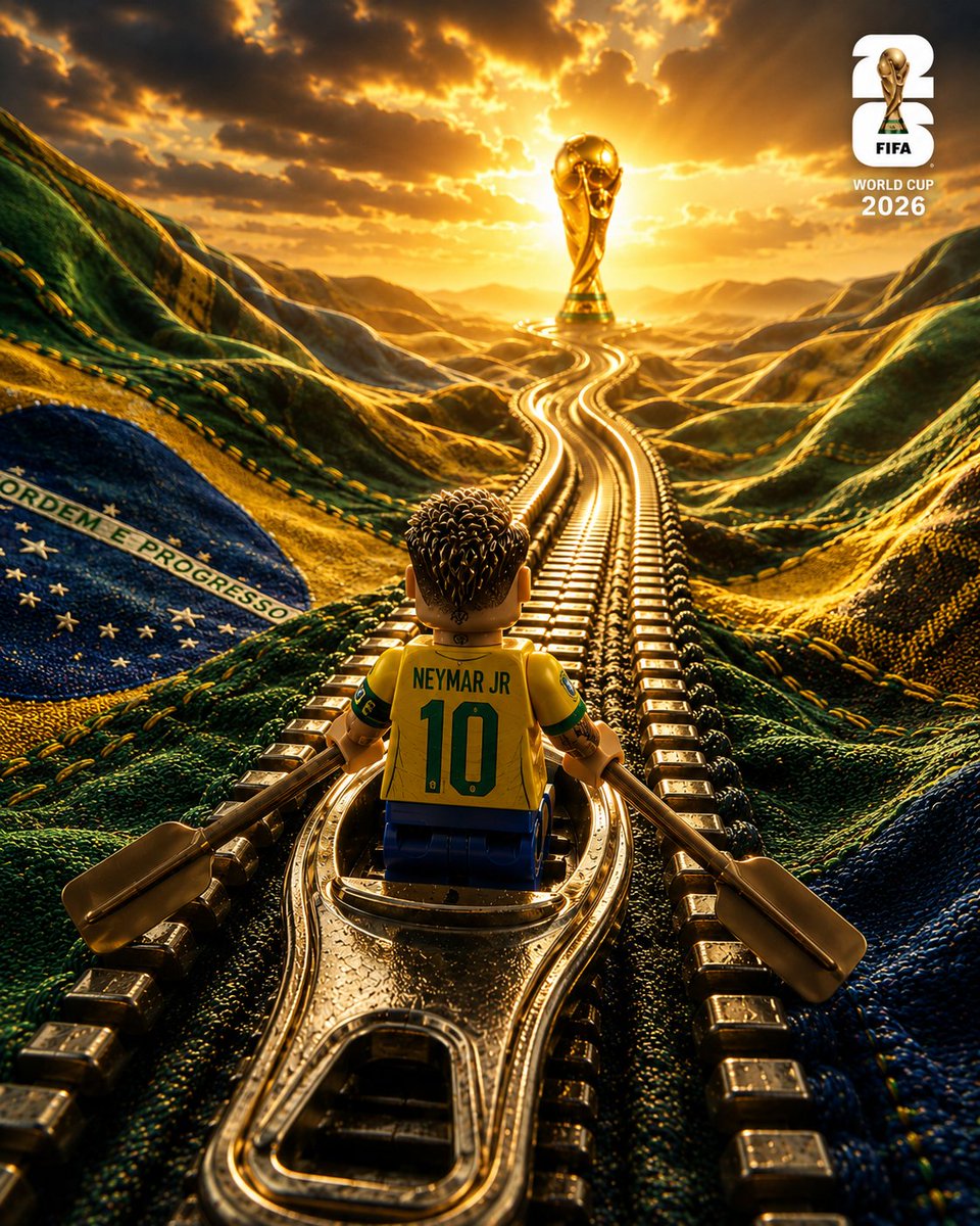 [PLAYER NAME], Premium ultra-realistic LEGO minifigure, Official [COUNTRY] national team jersey...
