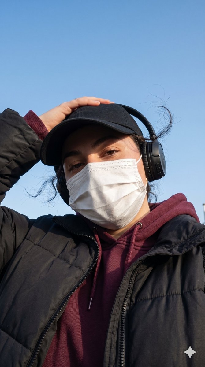 创作一张特写都市Z世代街头人像，灵感来自日本街头摄影、当代青年文化影像、抓拍式社交媒体美学以及现代生活方式编辑风格。画面呈现休闲、酷感、独立且真实的情绪，反映现代都市生活、个性表达与日常写实感...