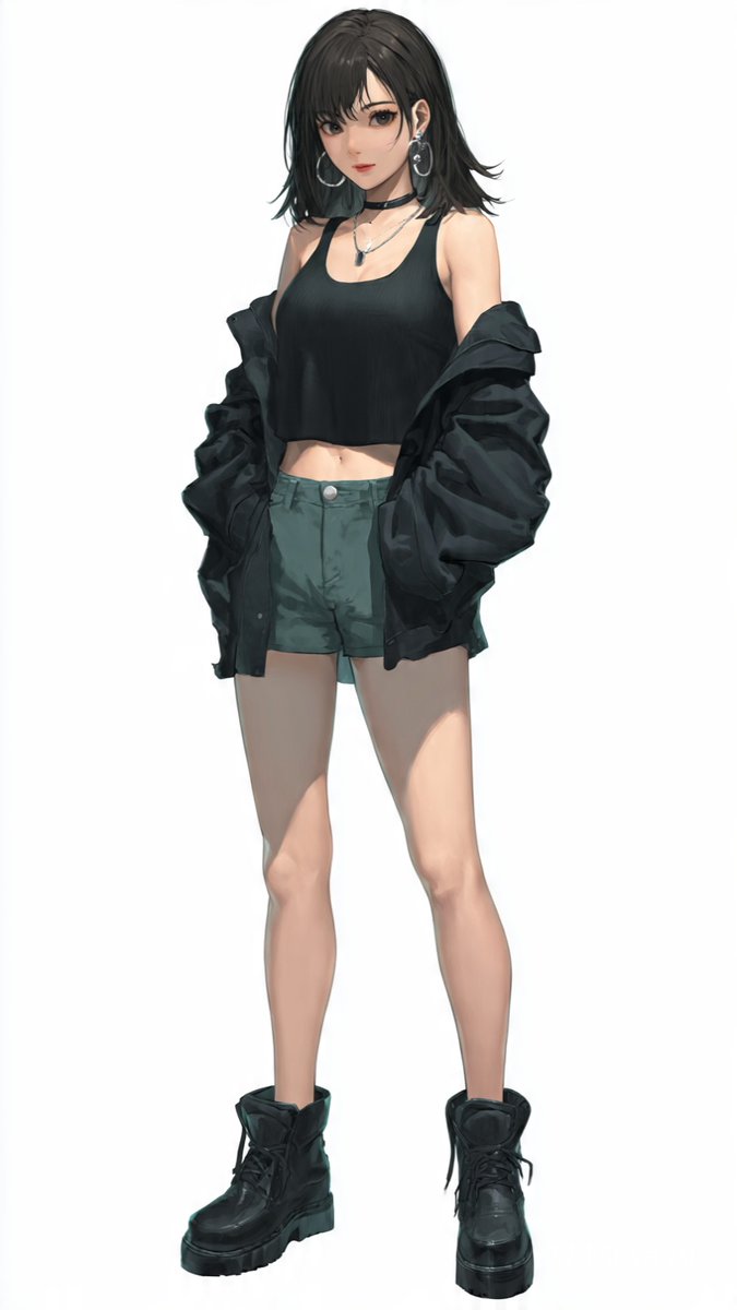 绘制日本女性角色 然后发送到 ChatGPT 制作角色身份板 提示词 GPT 2.0 : 使用 @image1 作为精确参考，并结合 motorsports @Image2 的细节，创建一个...