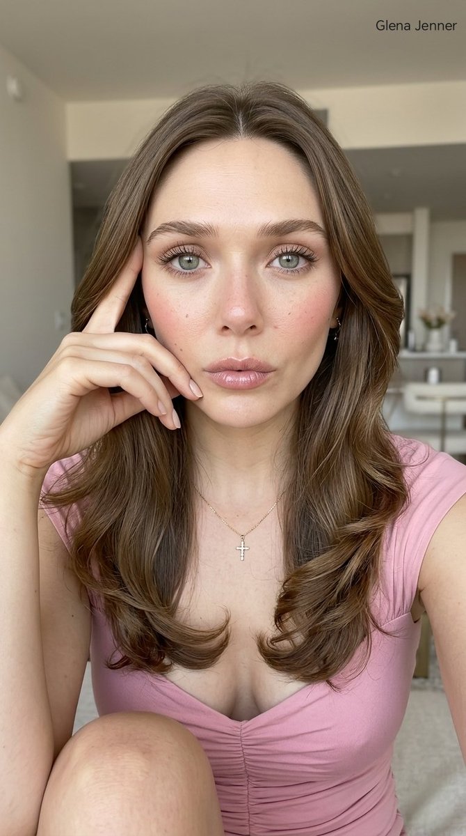 ultra realistic luxury beauty portrait selfie, Beautiful woman with symmetrical feminine facial...
