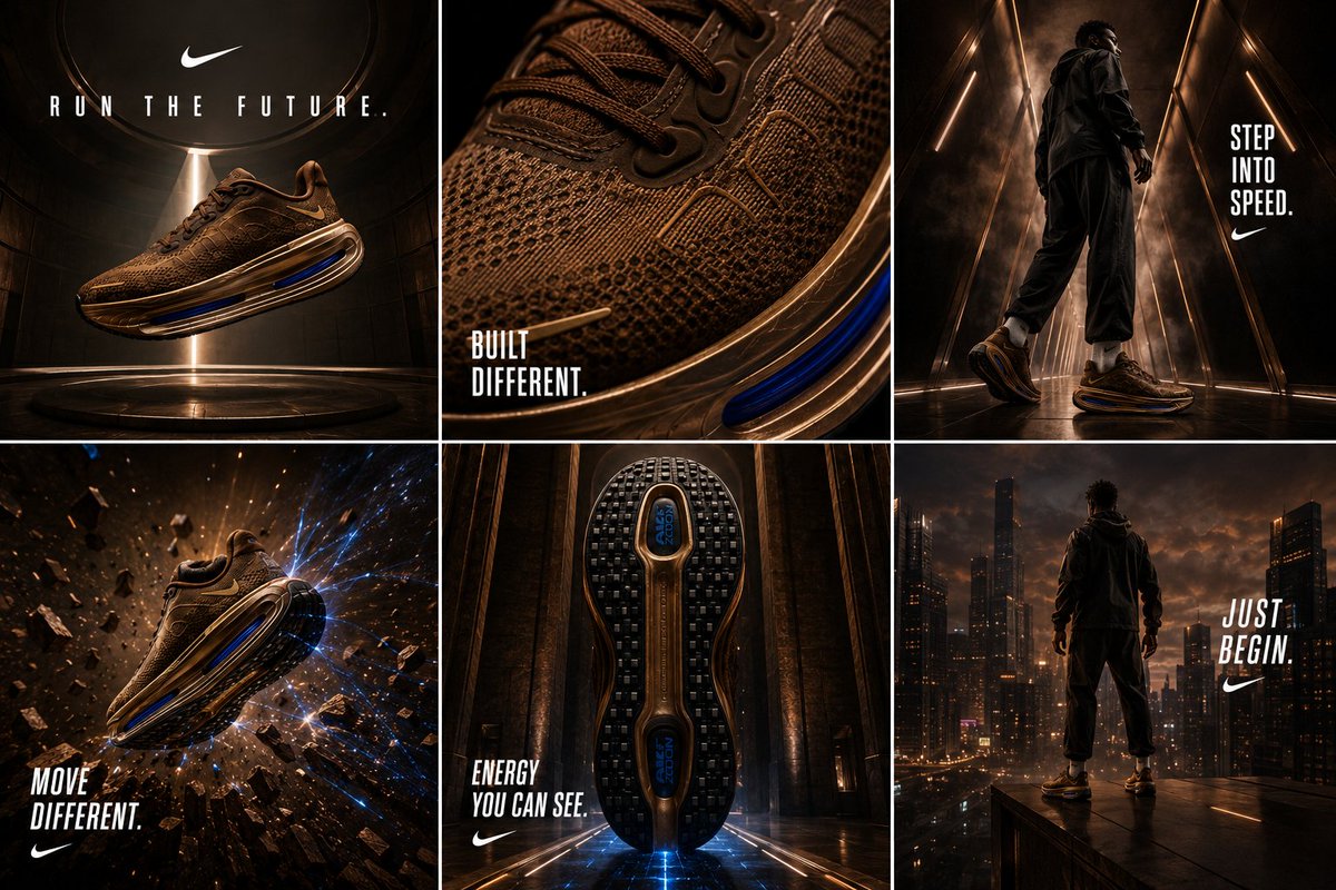 - NIKE VOMERO——“RUN THE FUTURE”（跑向未来） ULTRA CREATIVE JUMBO MASTER PROMPT — FINAL MASTER LOCK（终极创...