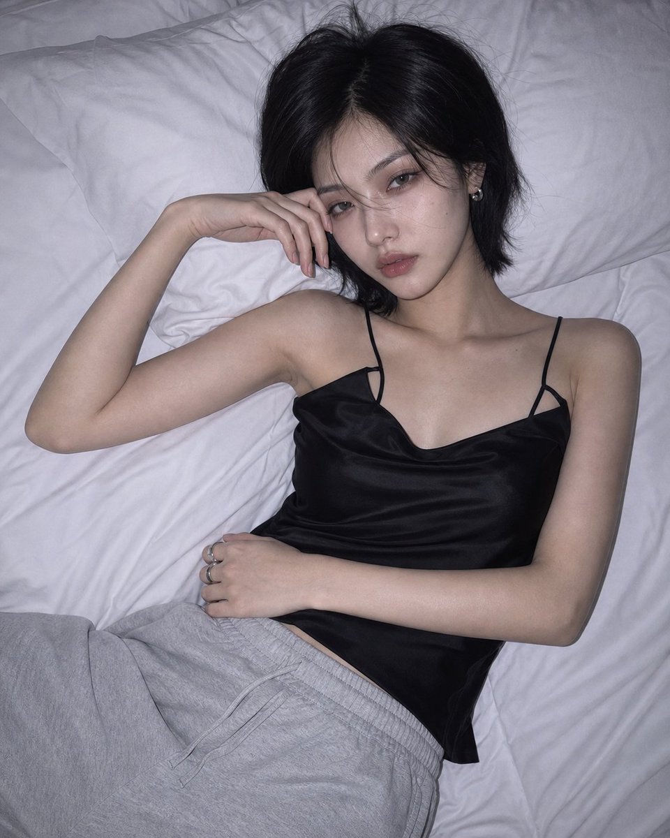https://t.co/vLo7EofHBq 创作一张 [overhead direct-flash editorial portrait]（俯视直闪编辑人像）风格的时尚图片，画面中是一位成...
