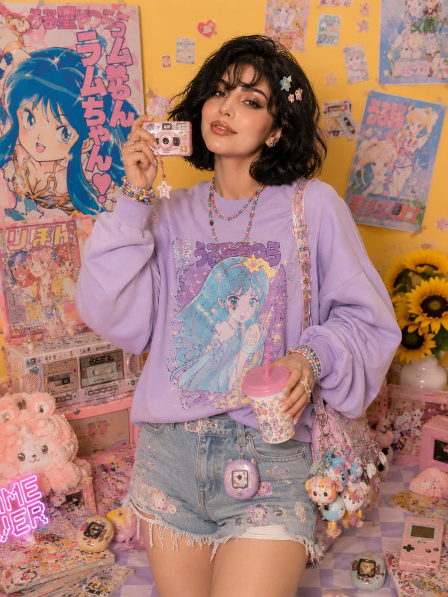 GPT Image 2 on ChatGPT Prompt Playful kawaii-inspired studio fashion editorial featuring a cheer...