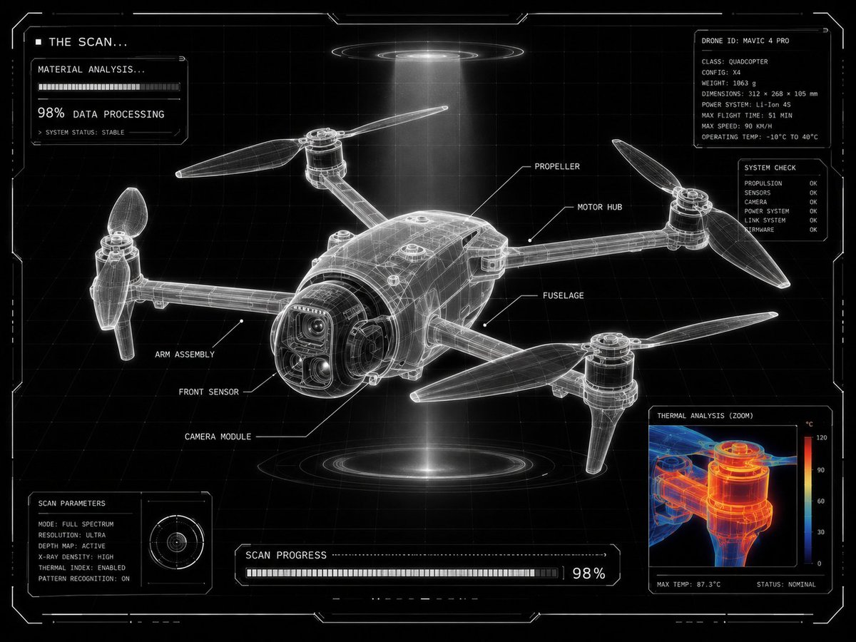 科幻实验室扫描 { "intent": "Transform a user-provided product image into a futu...