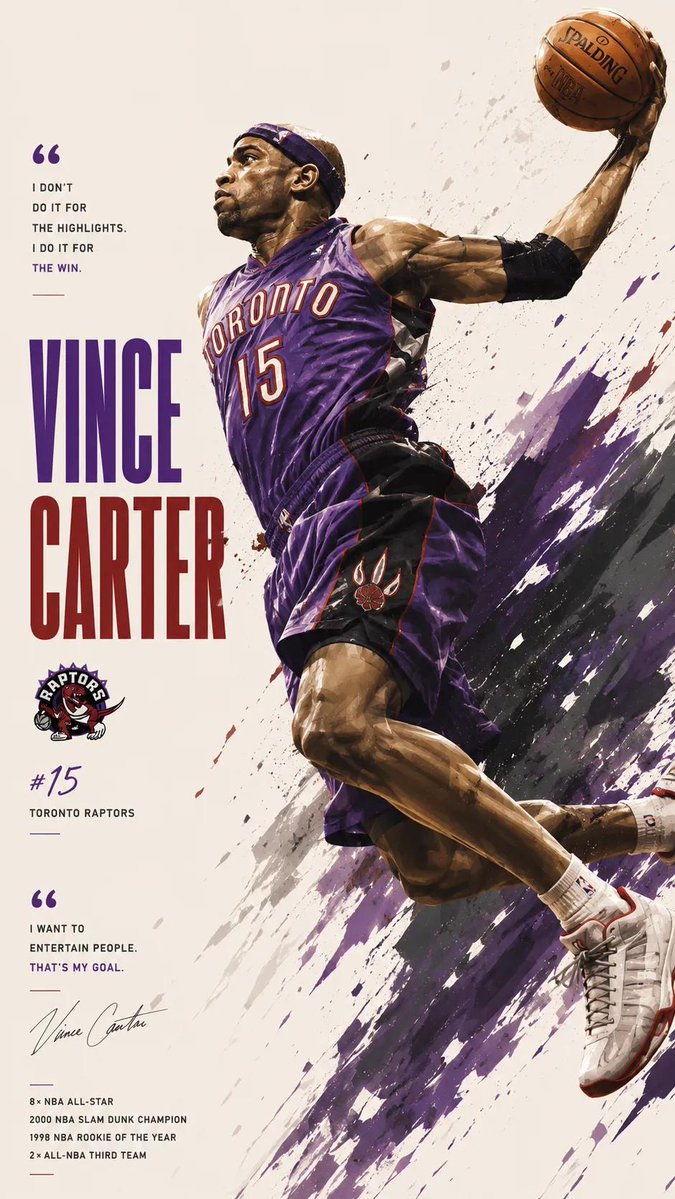 动态 NBA 传奇人物海报设计，标志性的篮球超级巨星以腾空动作姿态完成扣篮、跳投或激烈庆祝，电影级运动插画风格，高度精细的肌肉解剖结构，富有戏剧性的动感，逼真的面部配以绘画风格的多边形画笔质感...