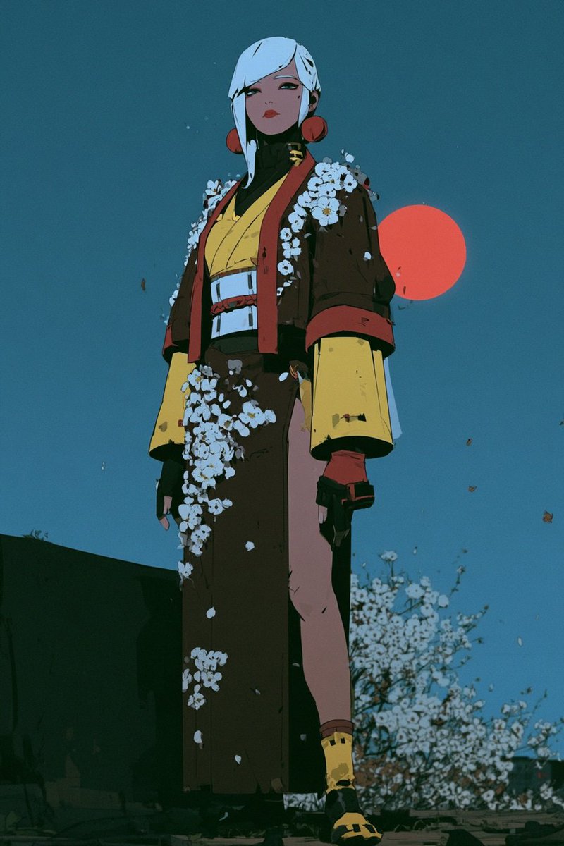 强书, vibrant colors, anime style --ar 2:3 --raw --profile 989pqwr --stylize 1000 Then I created t...