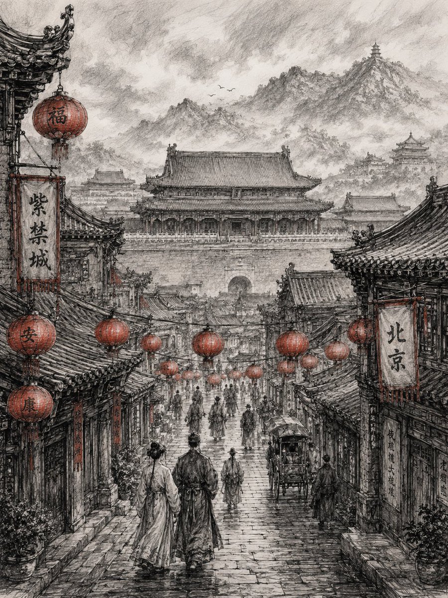 GPT IMAGE 2.0 on Chat GPT 。 1. 东京素描提示词 一幅高度精细的铅笔素描，描绘黄昏时分的东京城市景观，包含东京塔、狭窄的霓虹灯街道、传统的日本灯笼、拥挤的十字路口、...