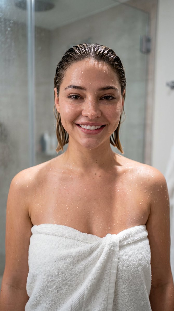 Ella Purnell, 轮廓分明的颧骨、结构化的下颌线、真实的毛孔/细毛/痣/雀斑, 鲜艳的棕色虹膜、精细的放射状纹理、粗重角膜环、湿润成簇的睫毛、锐利的角膜高光点, 微笑,微张的水润双唇...