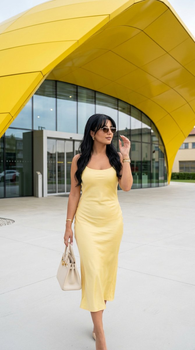 same reference woman, graceful, confident, modern, attractive, luxurious...