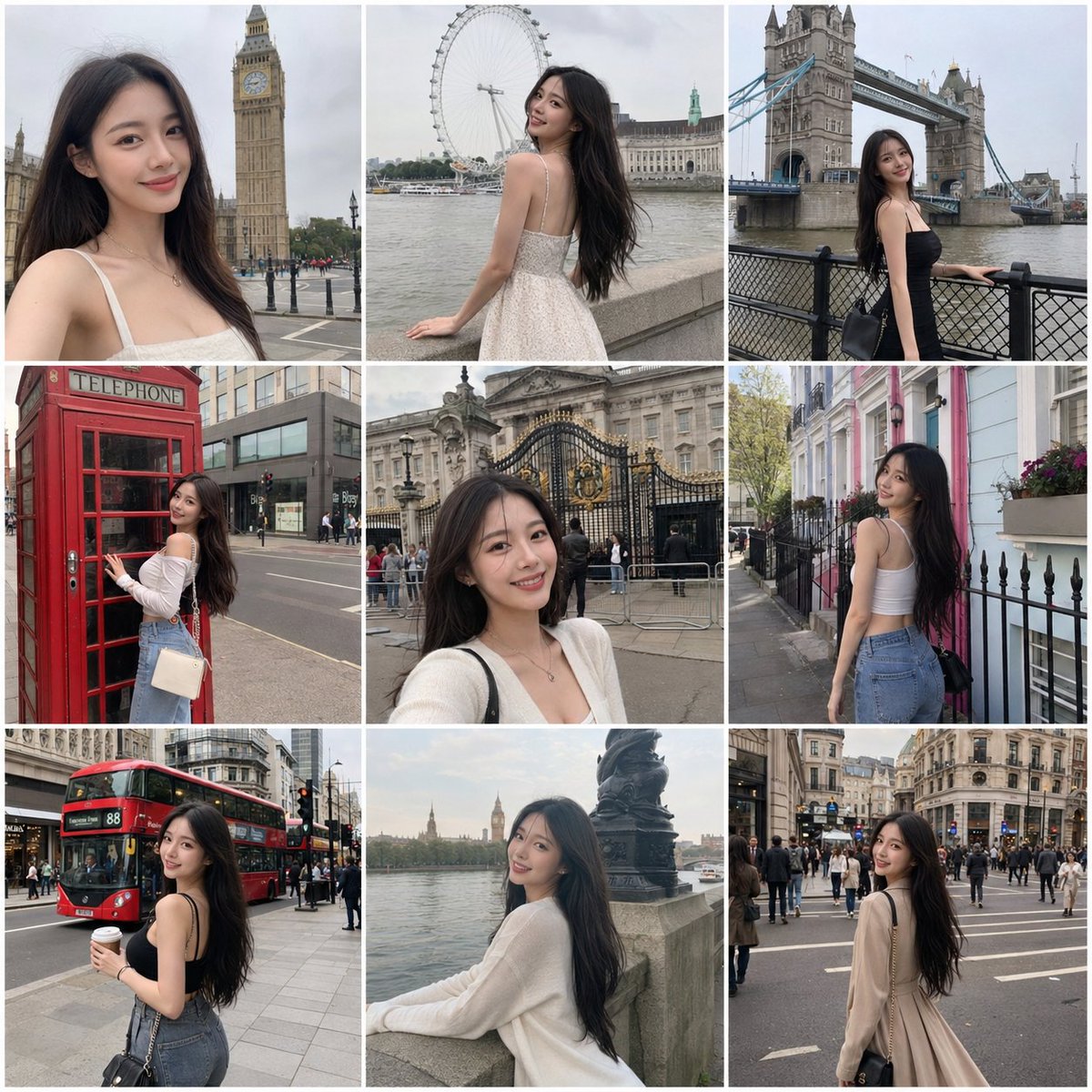 adult Korean woman, extreme beauty, very delicate and refined features, slender, elegant proport...