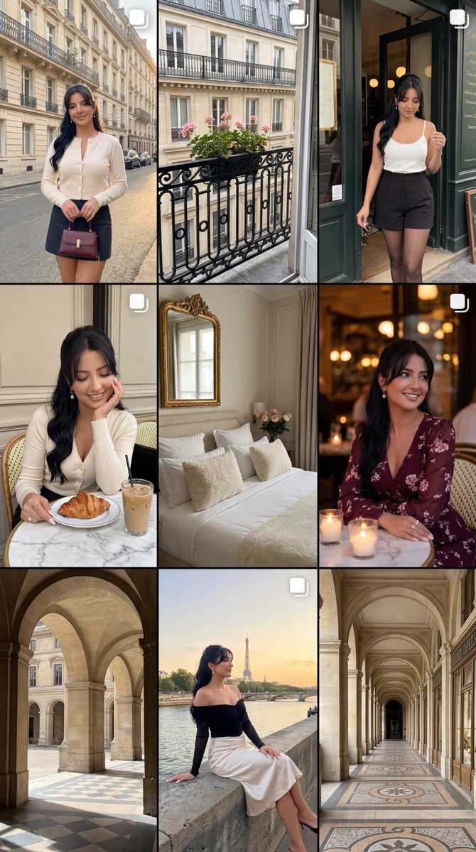 romantic, feminine, artistic, relaxed, stylish, expensive, Parisian chic, young adult woman with...