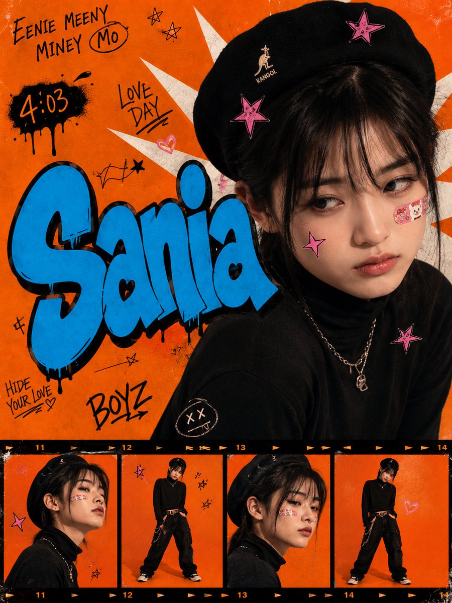 GPT image 2 通过 @openart_ai Prompt Create a bold Y2K pop-street editorial collage featuring a you...