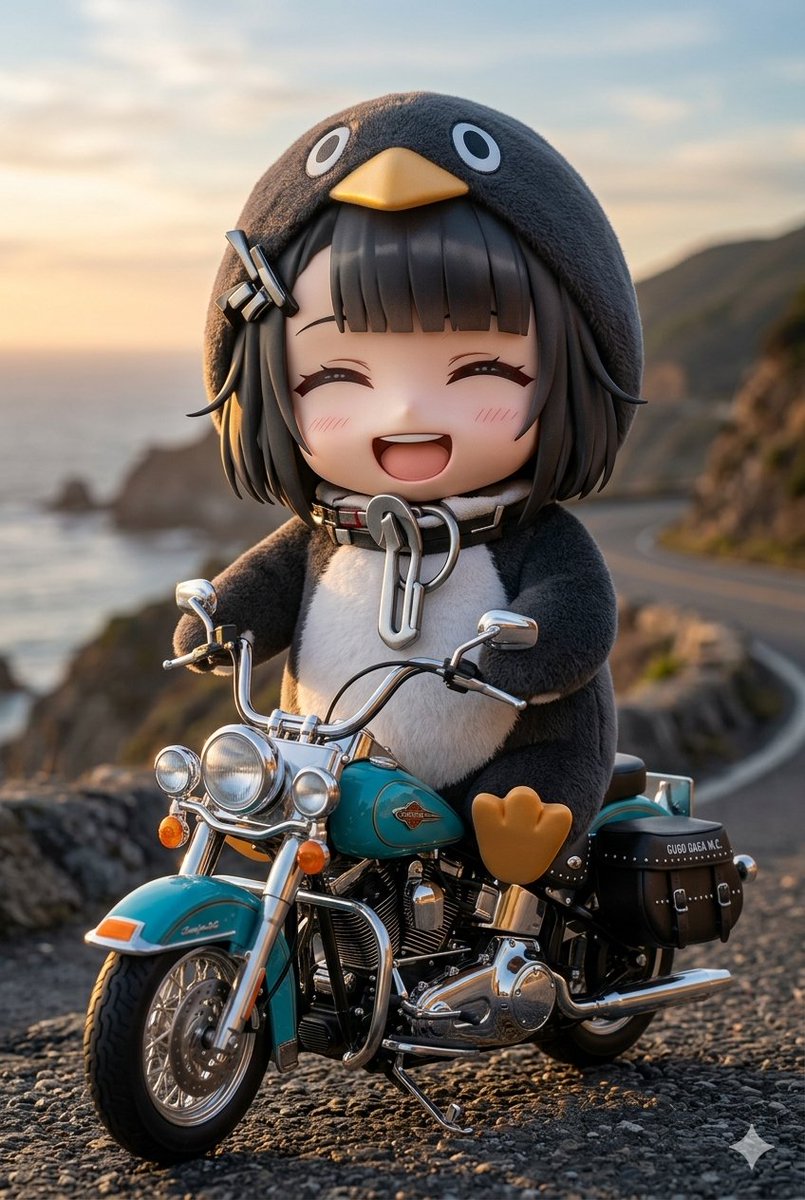 Gemini Nano Banana 图片生成 { "prompt": "超写实、电影感的竖屏 9:16 镜头，主角是 Gugo Gaga，一个小型 chibi 风格的角色，拥有黑色短发和灰色...