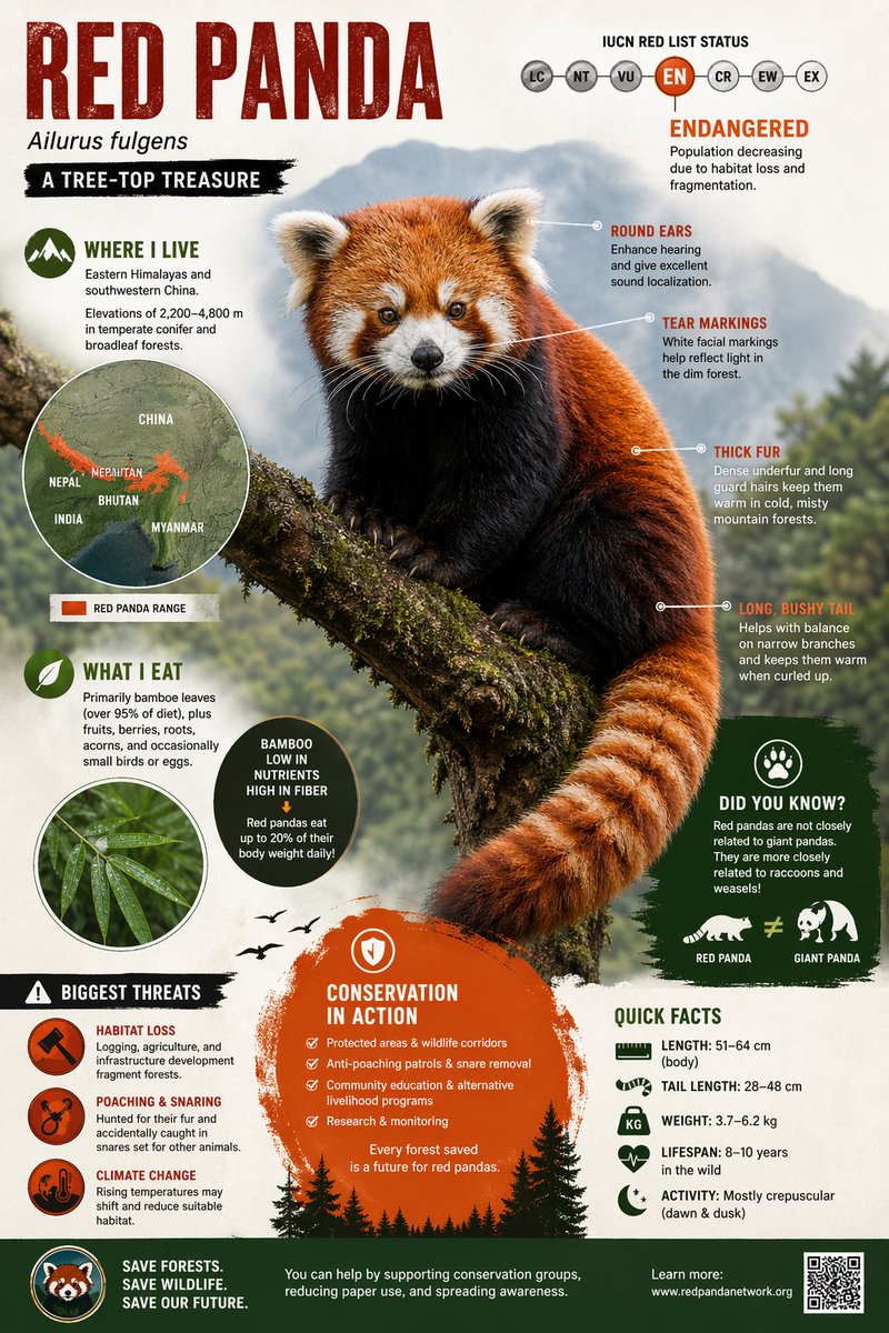 GPT Image 2 on ChatGPT Prompt Create a visually rich infographic about an endangered animal. Sta...