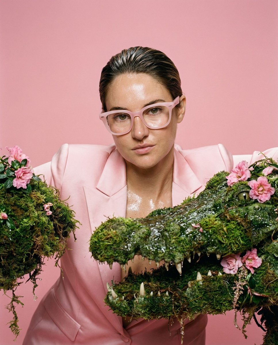 女性, The Protagonist, an androgynous or universal editorial model, Ageless, universal, High-gloss...