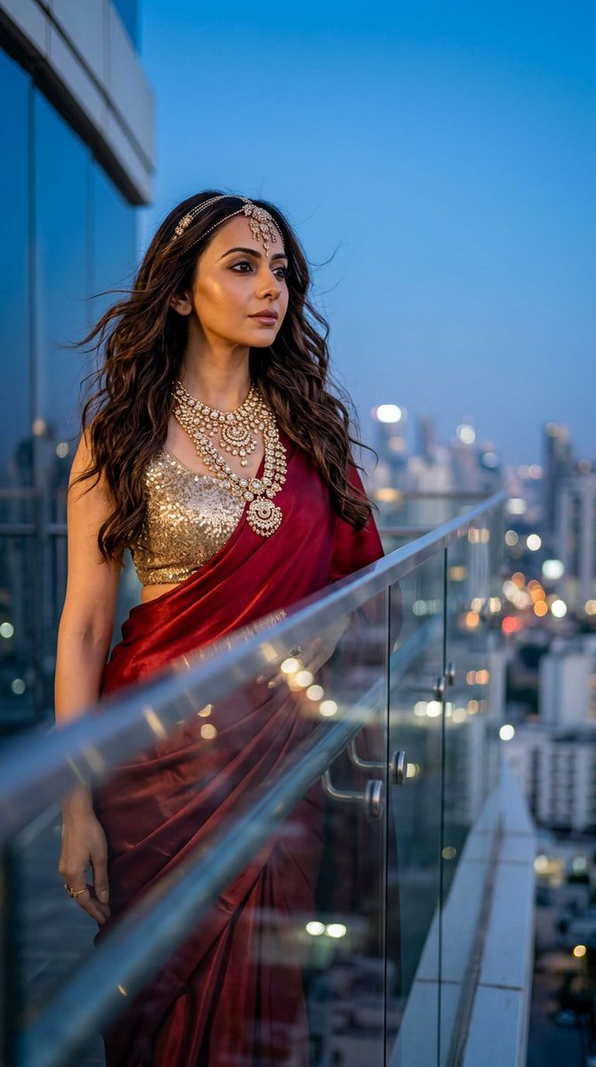 Rakul Preet 和 Kiara Advani 通过 @ImagineArt_X @imagineart_creo 使用 Nano Banana pro 2 仅使用参考图像中女性的面部身...