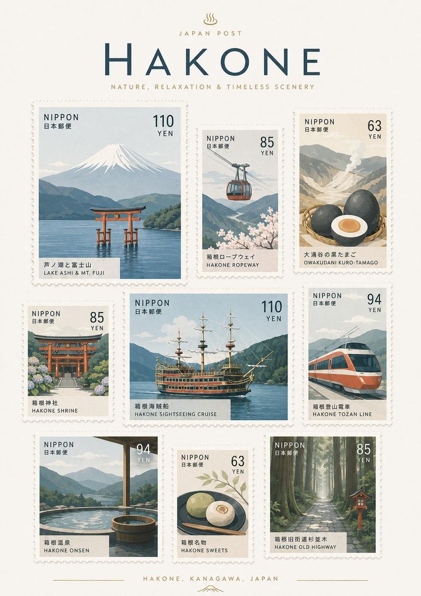[DESTINATION] = [Destination] 以 [DESTINATION] 为灵感,创作一套高端纪念邮票收藏系列,以设计精美的 A4 纵向邮票整版形式呈现。 创作 7–9 枚独...