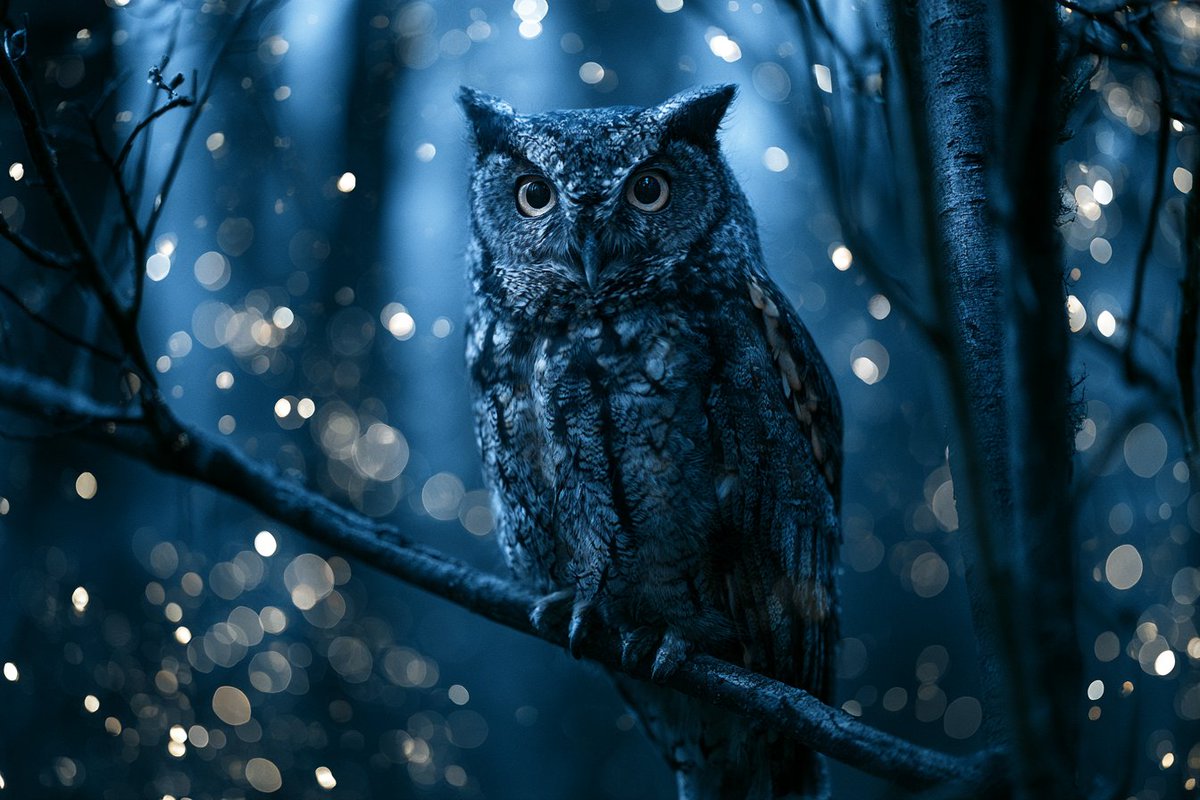 一片魔法森林场景，[SUBJECT] 被萤火虫散景（Firefly Bokeh）环绕，发光的光球模仿生物发光昆虫的神奇光芒。使用 [COLOR1...