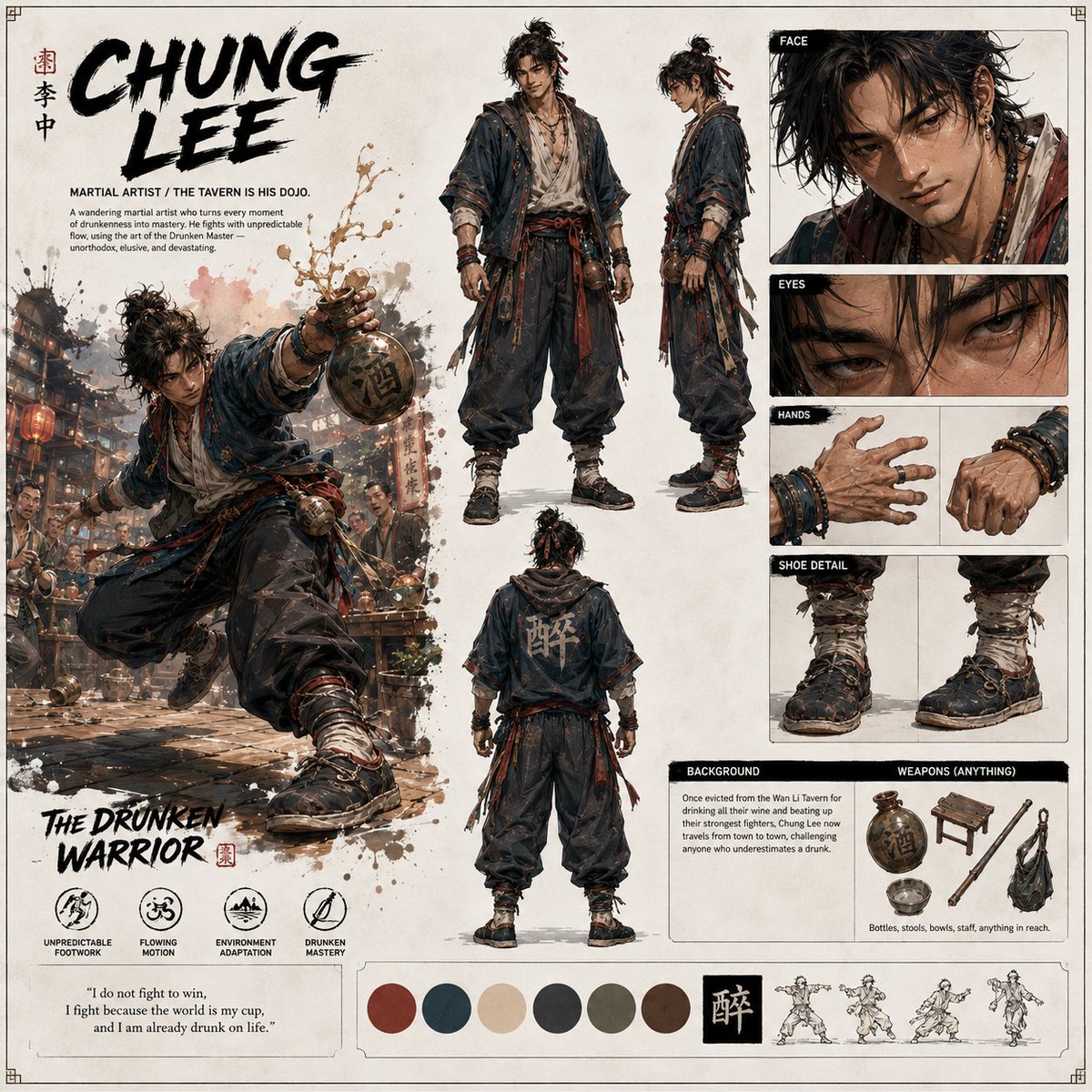 1️⃣ 从角色开始 — 不要从视频开始 在生成任何动作场景之前，我使用 PixVerse 中的 GPT Image 2 创建了 Chung Le...