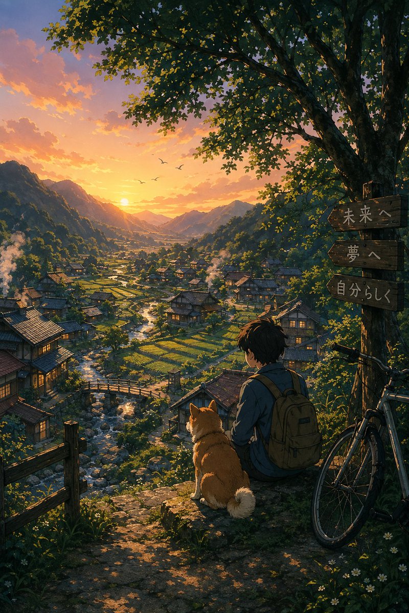回家的路 🌿 他离开这个村庄，去追寻更广阔的人生。 多年后，他只带着一辆自行车和一位老朋友回来了。 有些地方不会问你去了哪里。它们只是静静地等你...