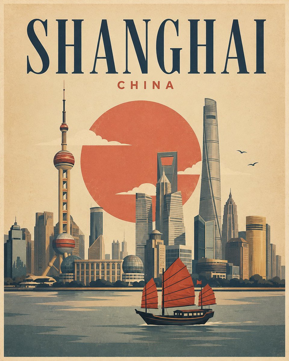 为[DESTINATION / CITY, COUNTRY]创作一张高级极简复古旅行海报，灵感源自经典中世纪旅行印刷品。 采用简洁、精致的构图，...