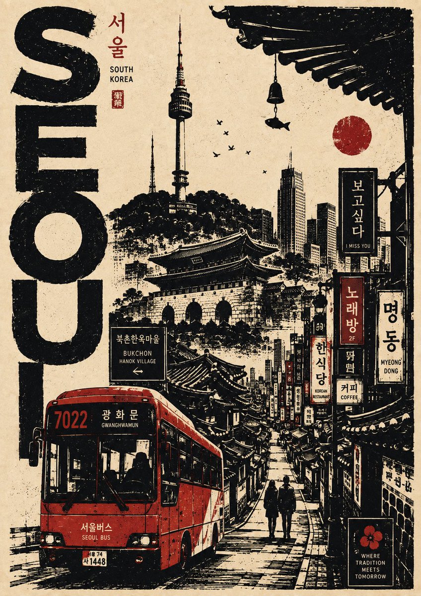 为 [CITY]（[COUNTRY]）创作一张精品级 4:5 竖版复古旅行海报，灵感源自经典丝网印刷、亚麻版刻（linocut）插画、复古编辑设计图形，以及手工制作的欧洲旅行海报。 构建一个完...