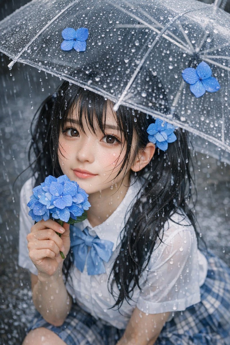 [GPT Image 1.5 Prompt] ar 2:3 High 一张高角度特写肖像照：一位可爱的年轻东亚女性，皮肤白皙，有着一双大大的、富于表现力的棕色眼睛，微微仰头望向镜头，神情柔和中...