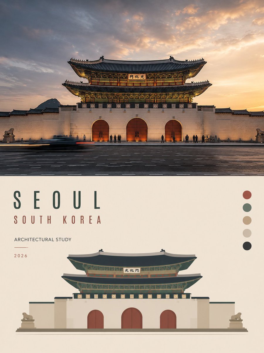 为 [CITY] 创作一张精致的 3:4 竖版高端旅行海报。 首先明确这座城市、所在国家、建筑、景观、气候、文化特征与视觉识别。挑选 ONE（一个）标志性的、辨识度极高的真实世界地标或主体作为...