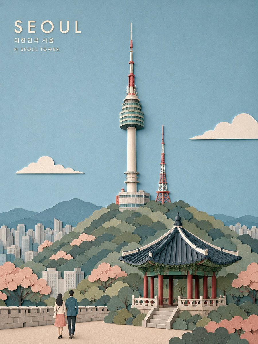 CITY = {CITY} 创作一幅精致的竖版 3:4 旅行海报，以{CITY}为主题，采用手工分层剪纸插画风格。 首先确认城市、国家、建筑、景观、气候与视觉特征。选择 ONE 个标志性的 H...