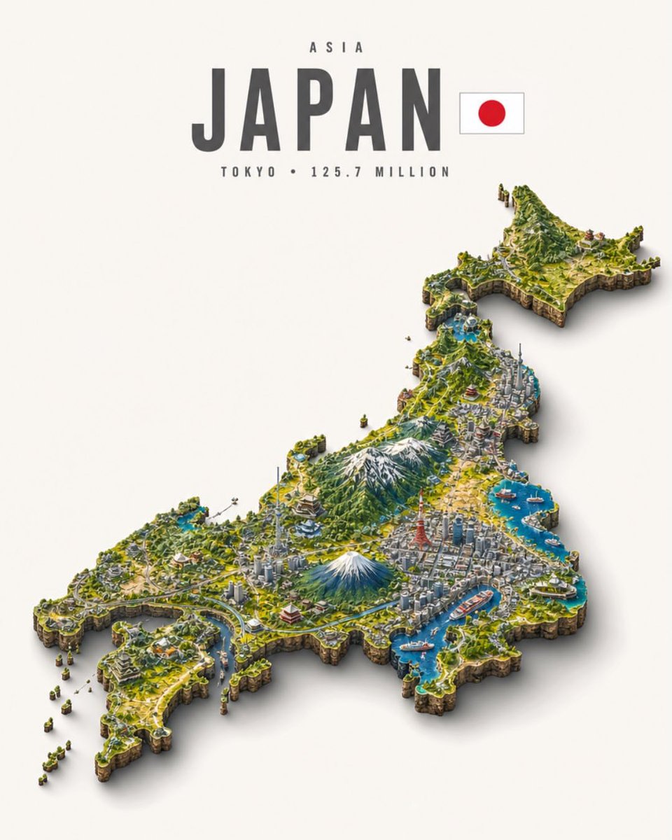 超精细照片写实风格等距微缩比例模型立体场景，画面内容为 [COUNTRY]，悬浮于纯米白色摄影棚背景之上，下方带有柔和投影。该立体场景采用该国真...