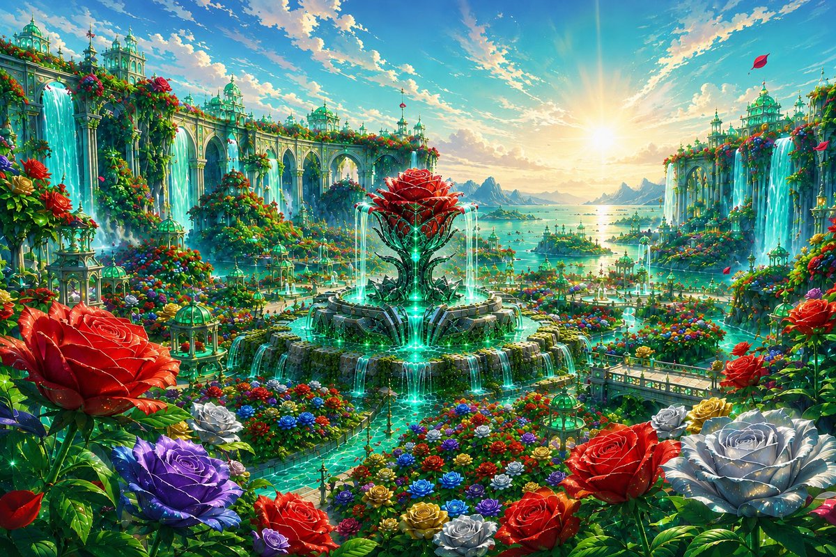 Seedance 提示词与参考图： • 角色： 使用下方提到的角色的已上传角色设定图作为严格的视觉风格参考。 使用图片 1 作为动漫角色 Emerald Rose 的参考。 使用图片 2 作为...