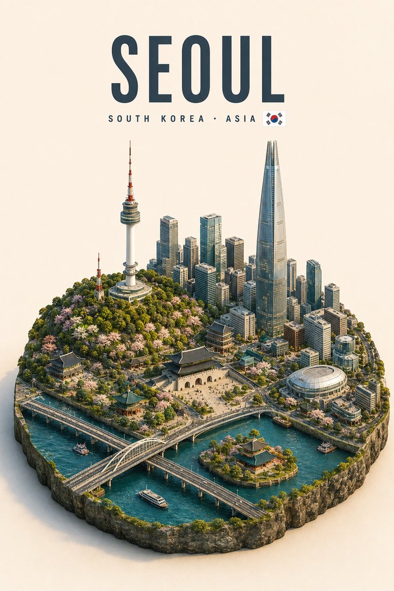 目的地 = [目的地] 范围 = 自动 创建一个高端的垂直 3D 等距微缩立体模型，聚焦于[DESTINATION]最具辨识度的地理与文化核心。精选 5–8 个真实的地标元素，并使用能够最完整...