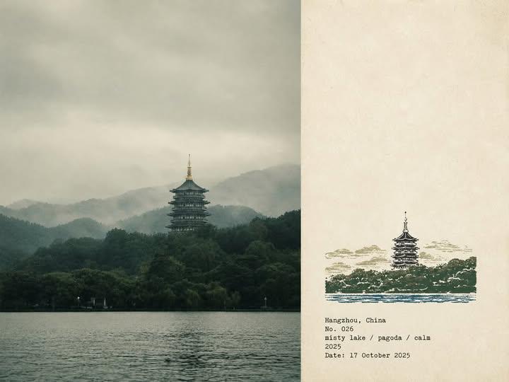 GPT image 2 on chatgpt Prompt👇 请为每一张我上传的照片分别创建一张独立的“橡皮印章旅行田野笔记海报”，逐张单独输出...