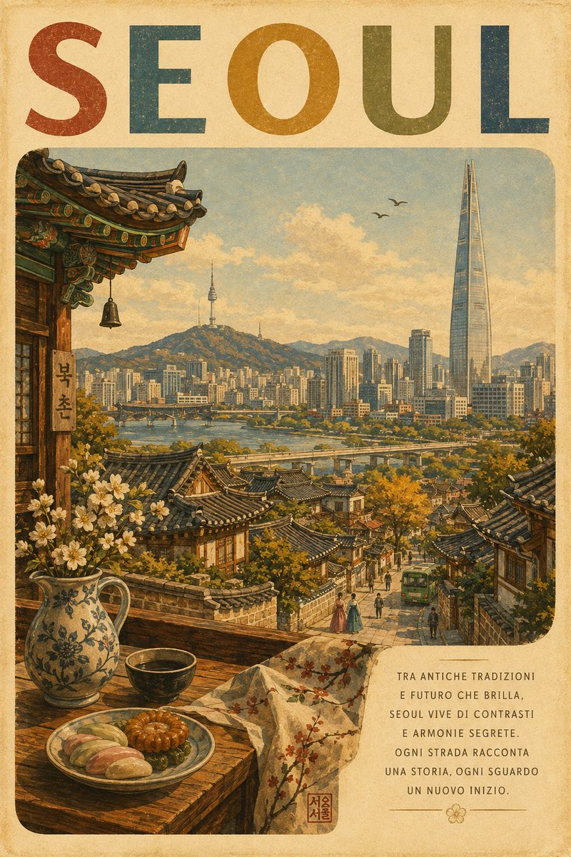 为 [LOCATION]（地点）创作一张高级复古旅行海报。 视觉风格 创作一幅怀旧的中世纪欧洲旅行海报插画,采用手绘平版印刷/丝网印刷的美学风格。使用温暖的米色纸张、柔和自然褪色的颜料、细微的...