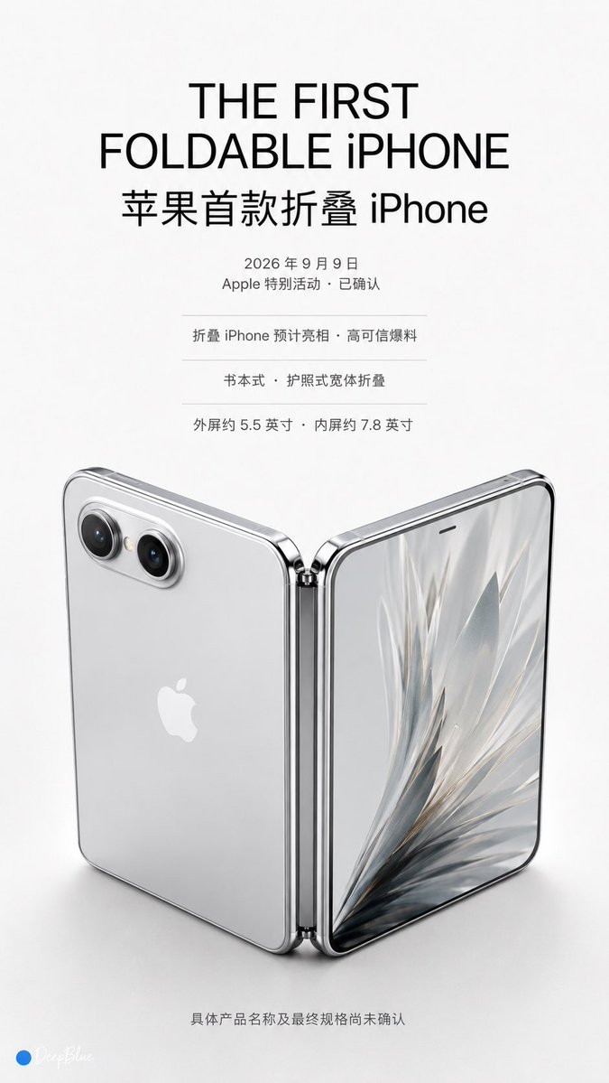 【iPhone 18 前瞻预测｜Apple Keynote Series】 【01｜首款折叠 iPhone】英文标题：THE FIRST FOL...