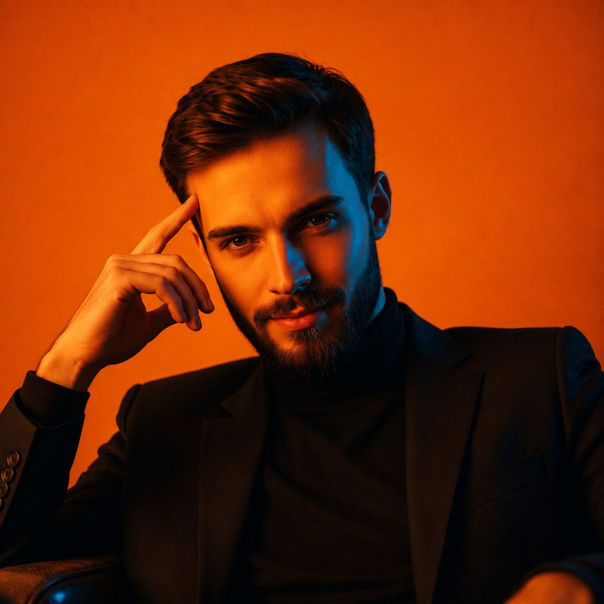 GPT Image 2 on ChatGPT Prompt; A cinematic close-up editorial portrait of a slim young adult man...