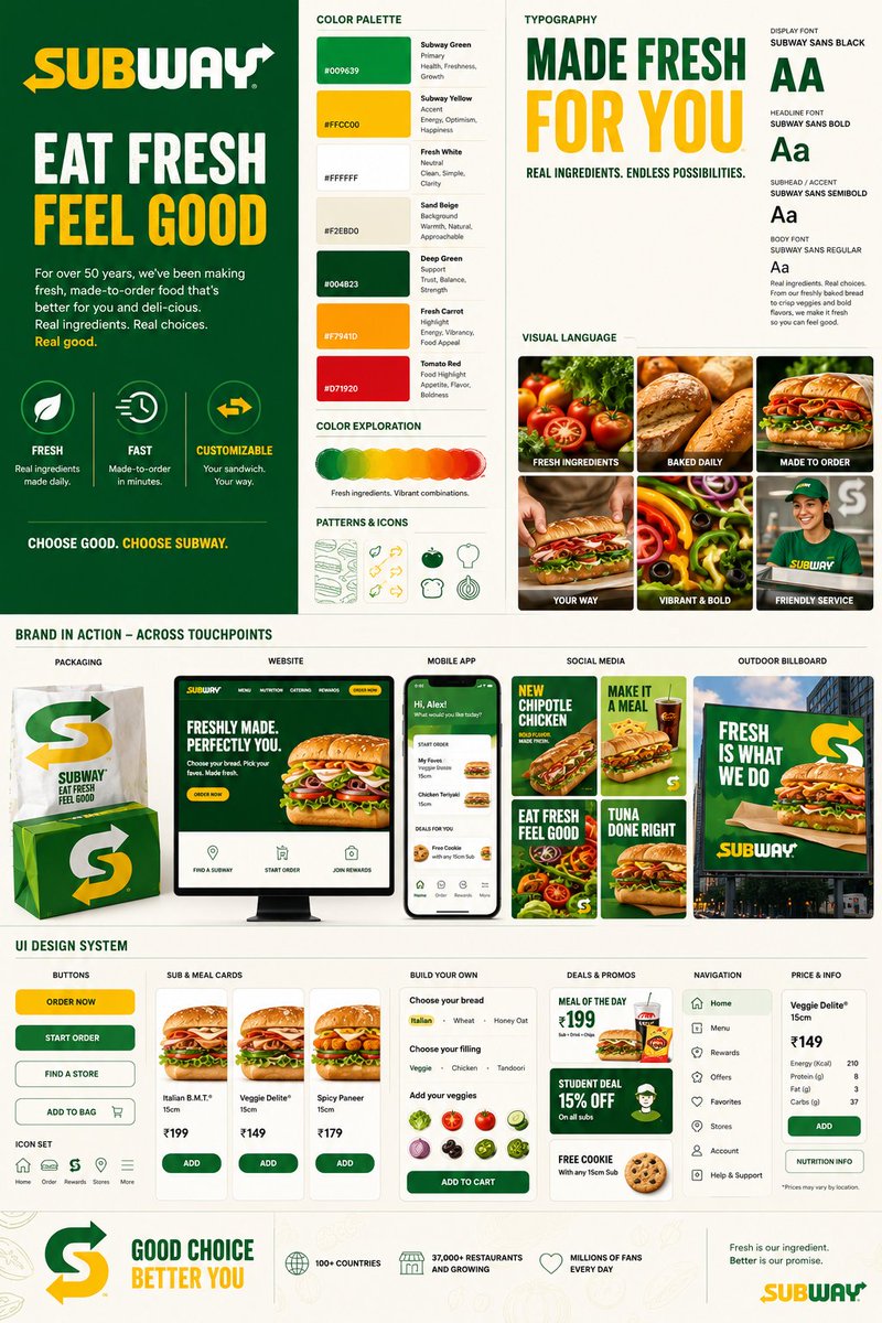 为麦当劳（McDonald’s）打造一张高端创意机构品牌识别展示海报。将品牌无可挑剔的视觉识别转化为一套完整、精良的品牌系统，使其呈现出鲜明、易识别、充满活力、俏皮且全球标志性的气质。 海报中...