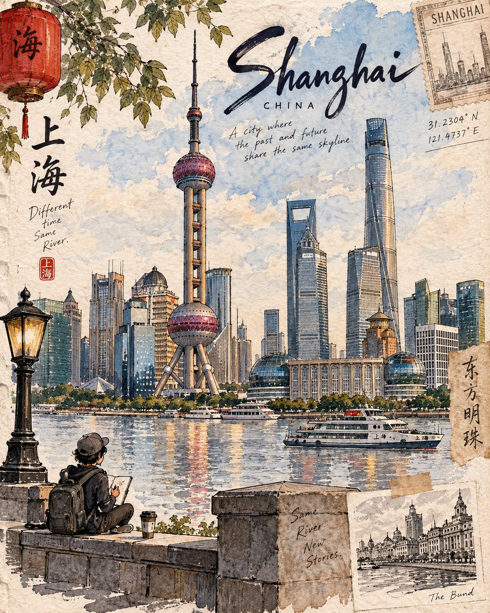 为“Destination Sketchbook（目的地写生簿）”系列创作一幅高端的 4:5 竖版插画。以马特宏峰（Matterhorn）画作作...