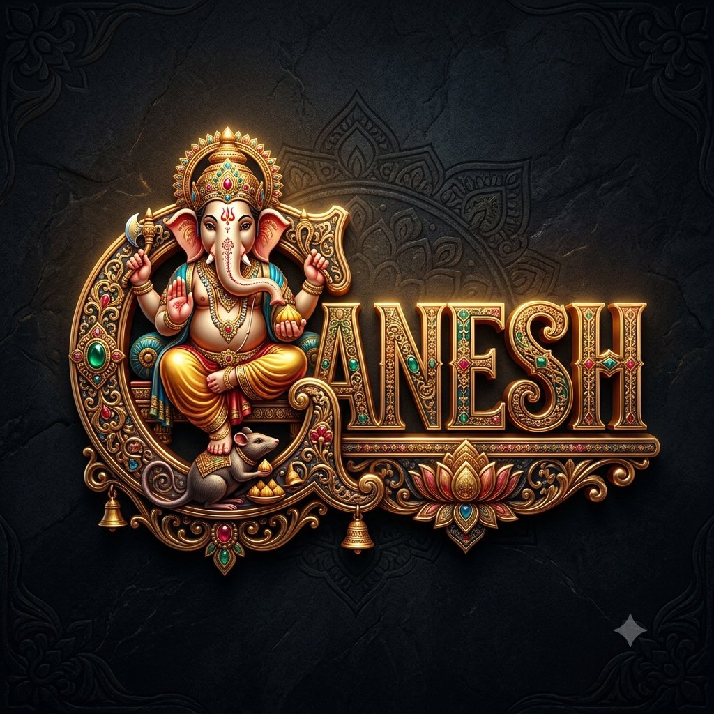 在 #GaneshChaturthi（象神节）之际，使用 #Gemini Nano Banana Pro 创建一张带有甘尼许神（Ganesh）的...