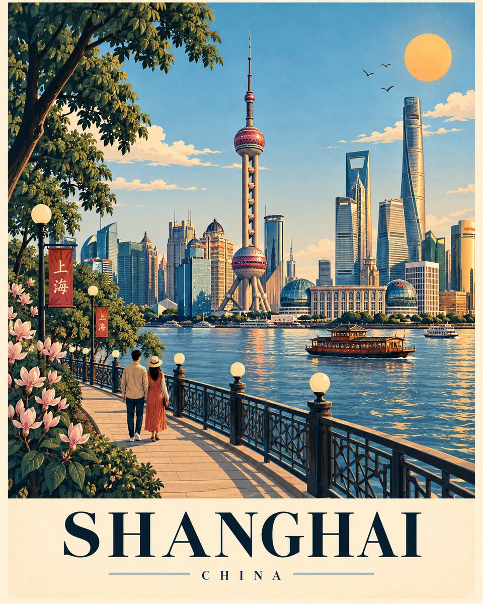 为 [LOCATION]（地点）创作一张高端插画风格的旅行海报，采用严格的 4:5 竖向比例。这是同一系列全球海报中的一张，因此请在每个目的地之...