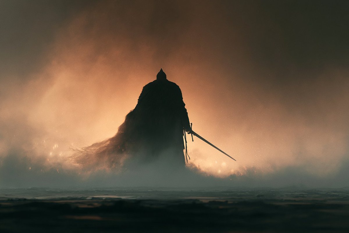 一个电影般的渲染画面，呈现[subject]被[lighting style]照亮的效果，浓雾将场景分割成富有氛围感的层次，搭配温暖的逆光、微妙发光的粒子、深邃的阴影、电影级的景深、神秘的基调...