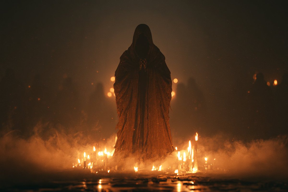 一个电影般的渲染画面，呈现[subject]被[lighting style]照亮的效果，浓雾将场景分割成富有氛围感的层次，搭配温暖的逆光、微妙发光的粒子、深邃的阴影、电影级的景深、神秘的基调...