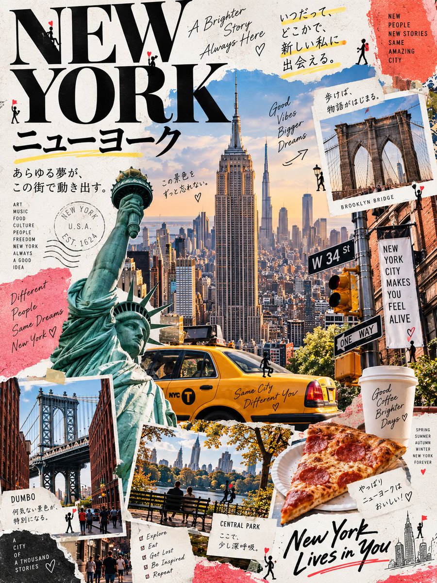 为 [LOCATION] 创作一张高端当代编辑风格的艺术海报,采用俏皮的日本设计-ZINE 风格。 格式:竖版 3:4 | 高分辨率 | 现代编辑艺术 自动选取 [LOCATION] 最具标志...
