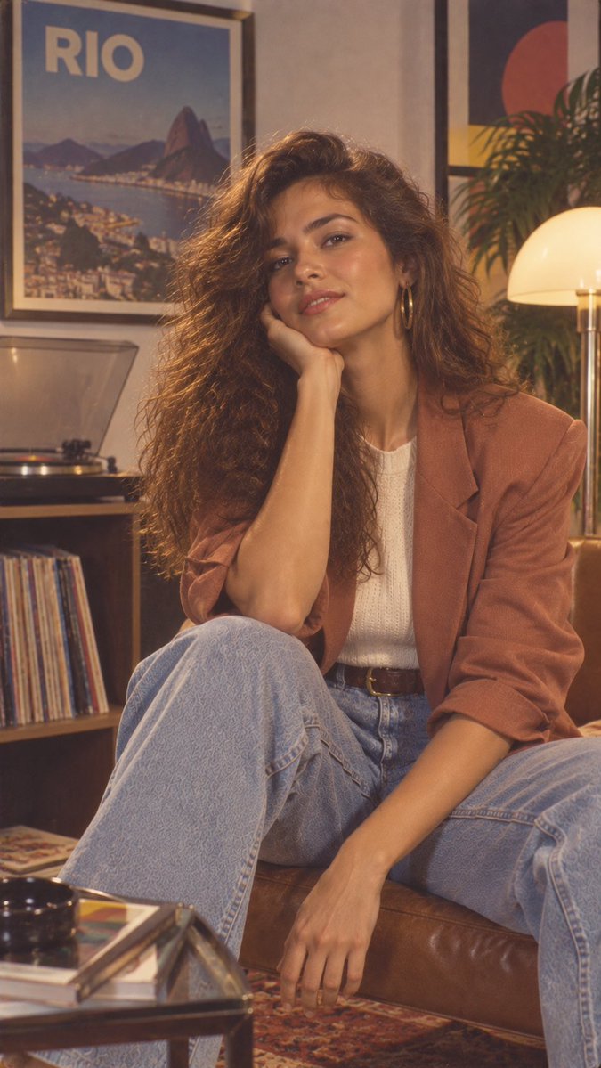 GPT Image 2 on ChatGPT Prompt; Create an ultra-realistic vintage 1980s studio portrait of a clea...