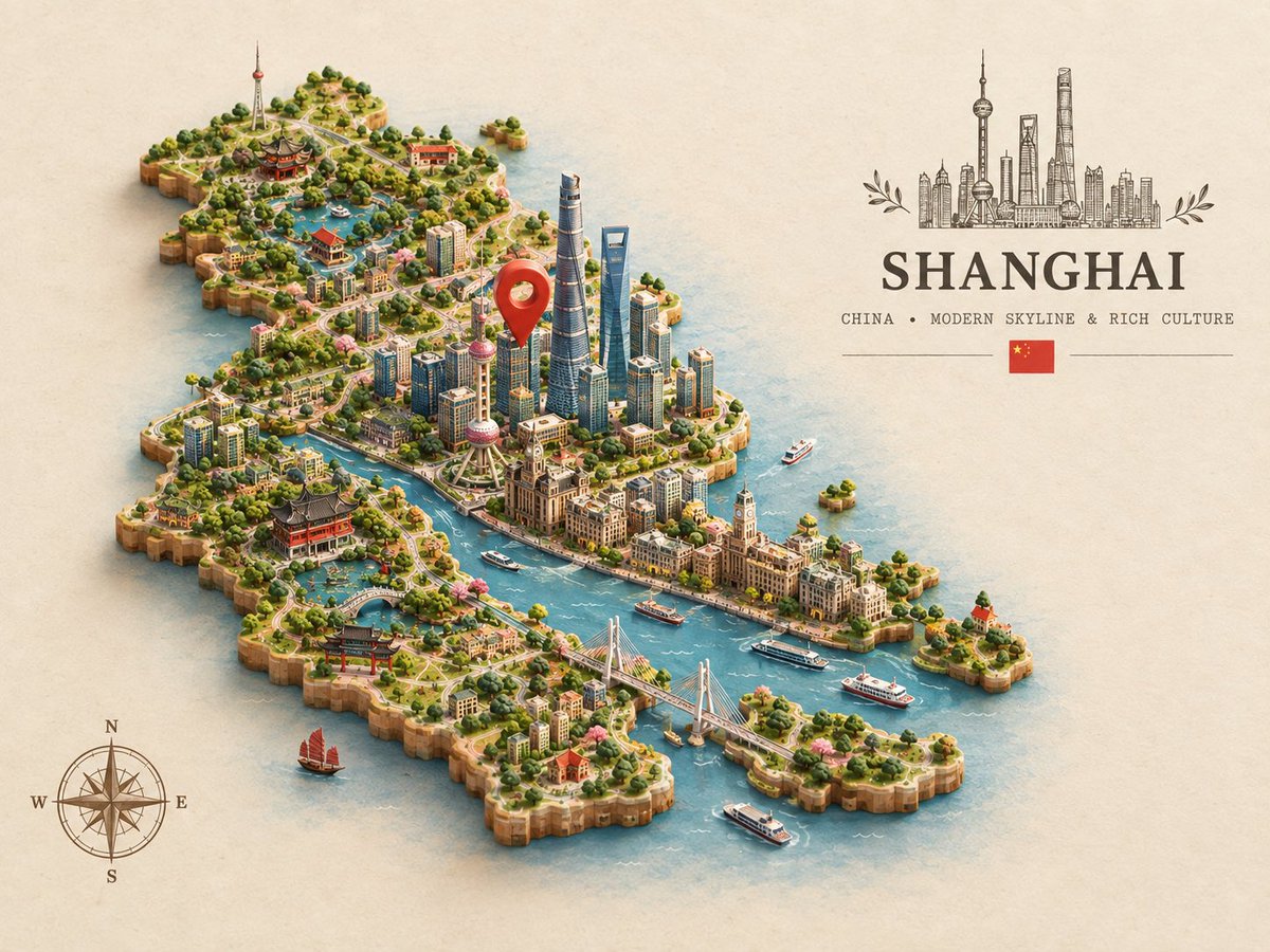 GPT image 2 on ChatGPT PROMPT 创建一个可爱的[COUNTRY] 3D 微型地图，国家边界轮廓清晰且形状准确。在[C...