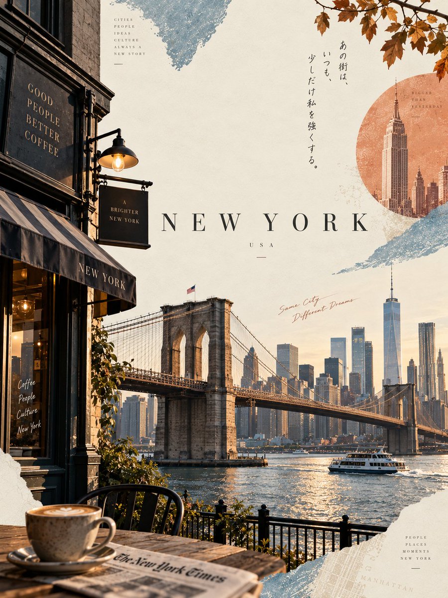 为 [LOCATION] 创作一幅高品质的当代编辑艺术海报。 格式:竖版 3:4 | 高分辨率 | 美术印刷品质 | 现代艺术书籍美学 为 [LOCATION] 创作一个视觉冲击力强、一眼可辨...