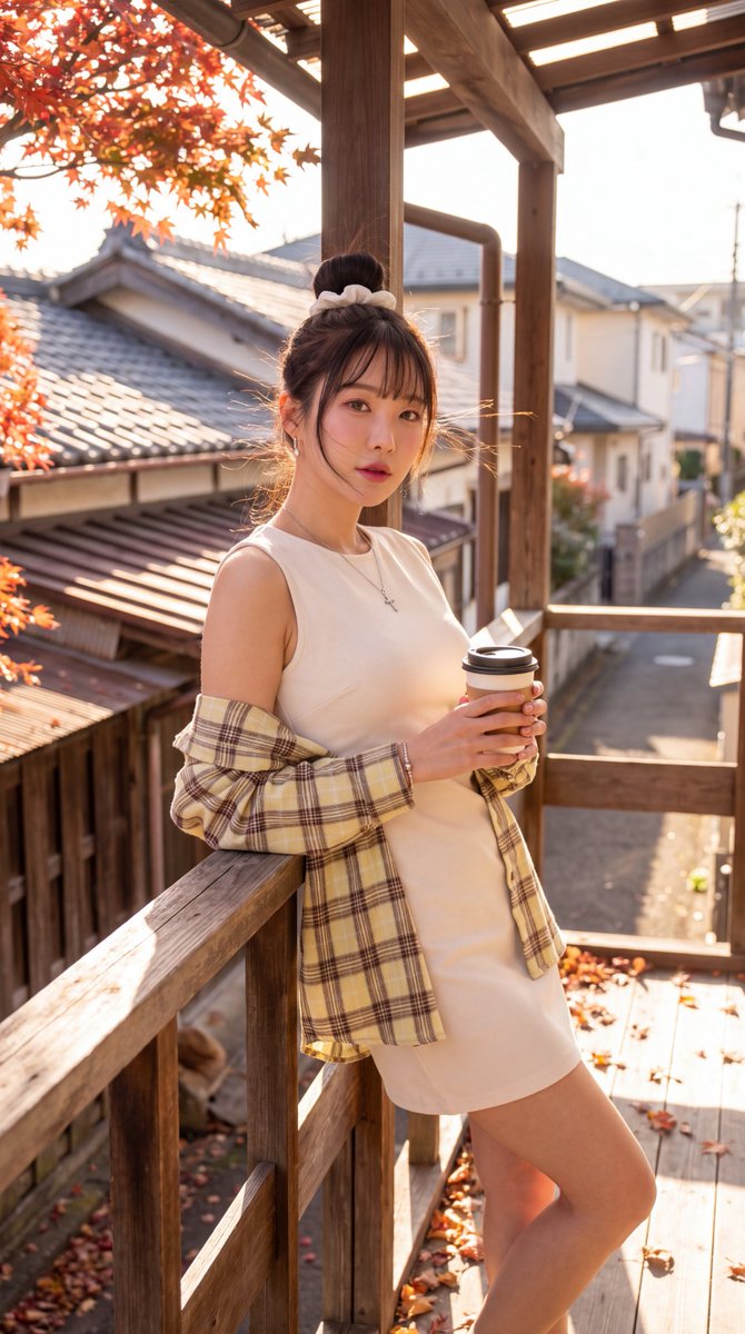 尽可能保持附加面部参考的身份、自然的脸型大小、独特的眼睛、鼻子、嘴巴、脸型以及整体印象。面部不会被重新诠释为看起来像另一个人或过度理想化。发型、妆容和服装不会影响脸型或五官。 一个阳光明媚的早...