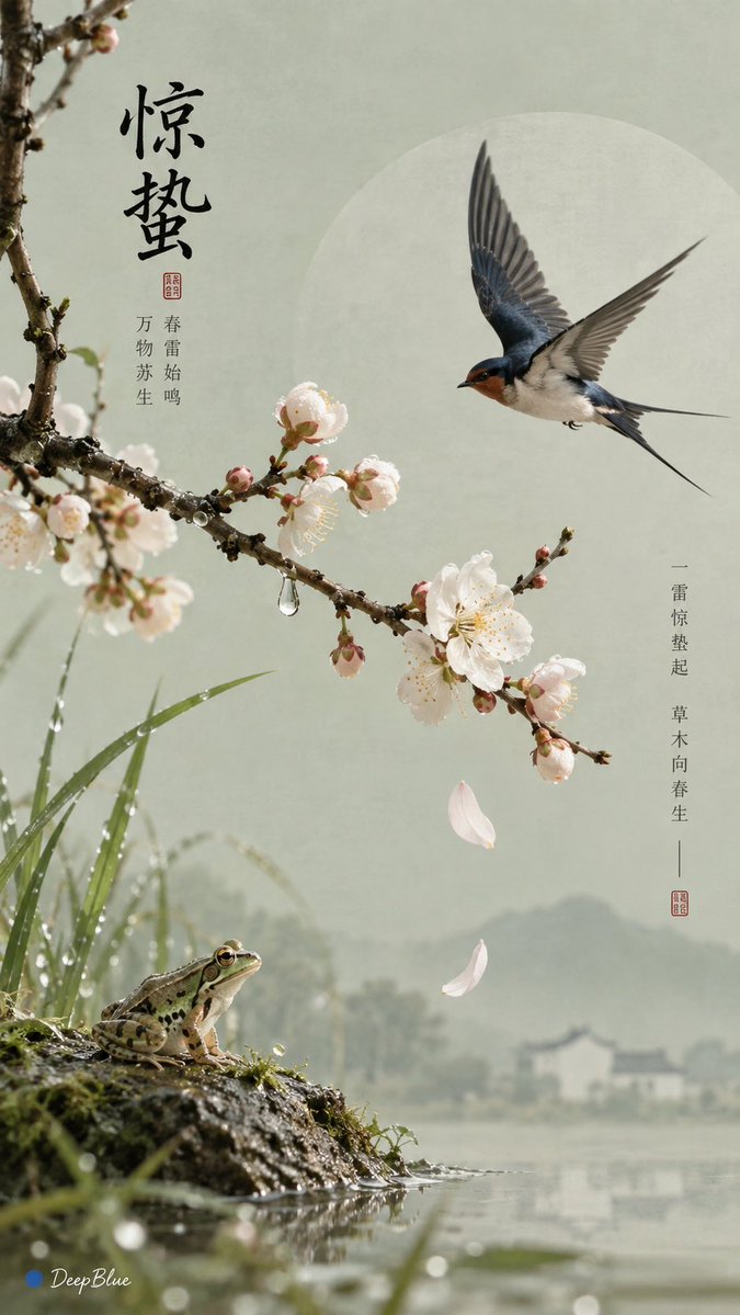极简东方 × 宋式美学 × 时令诗意 × 独立艺术封面 × 东方自然意境 中国农历节气：秋分 视觉主体：根据节气特征，选择3种最具节气代表性与视觉美感的瓜果蔬菜、动物或自然现象。