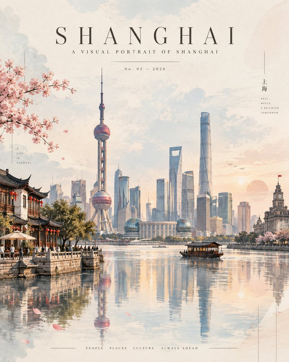 创作一幅高端 4:5 竖版当代旅行艺术作品,以 [COUNTRY] 为主题,呈现为精致、富有氛围感的编辑级艺术印刷品。将这个国家重新构想为一个统一、如梦似幻的整体景观,而非多个独立地标的拼凑。...